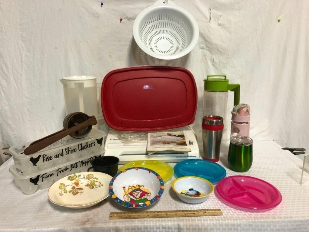 Plastic Food Storage and Dishes