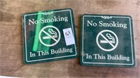 No smoking signs