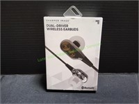 Sharper Image Dual-Driver Wireless Earbuds