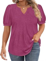 $42 Womens V Neck T.Shirts(Pink-XXL)