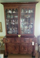 English Empire Secretary Bookcase (no contents)