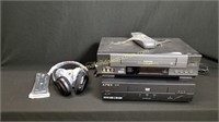 Apex DVD Player, Toshiba VHS Player