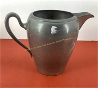 Pewter water pitcher