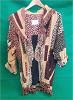 Ladies' custom designer Southwest-style coat by