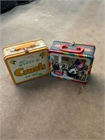 2 Metal Lunch Boxes