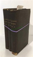 Addison Works volume 1, 2 and 3 copyrighted 1868