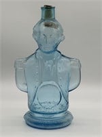 George Washington Blue Glass Bust Decanter