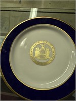 Plate the Great seal of the state of New York