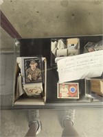 Lot of baseball cards. Alan and ginter minis m