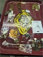 Showcase lot of costume jewelry as shown trays