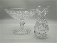 Waterford Crystal Bud Vase w/ Candy Dish