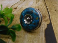 GENUINE STONE ADJUSTABLE RING ROCK STONE LAPIDARY