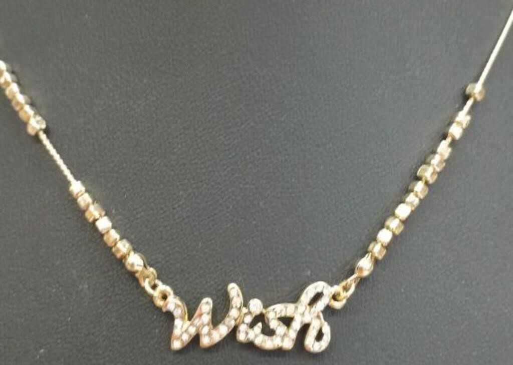 16" wish necklace