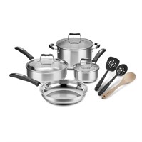 Cuisinart 10 Piece Stainless Steel Cookware Set