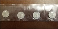 (4) 1979 Susan B. Anthony $1 Coin