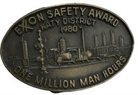 Exxon Safety Award Belt Buckle