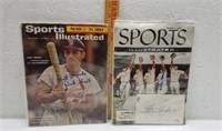 2 Signed Sports Illustrated - Dick Groat, Bill