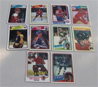 Hockey Trading Cards in Protective Sleeves