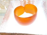 Orange Marbled Bracelet