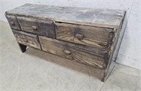 5 drawer crock bench 45"14"23"