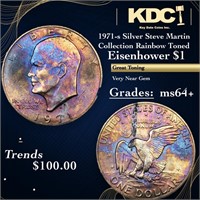 1971-s Silver Eisenhower Dollar Steve Martin Colle