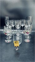 Hand Painted Wine Glasses & more