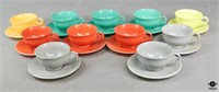 Hazel Atlas Cup & Saucer Sets / 11 sets