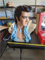 Chalkware Elvis Presley bust