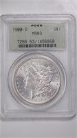 1900-O Morgan Silver $ PCGS MS63