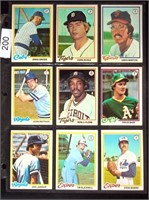 (22) 1979 Topps BB Cards