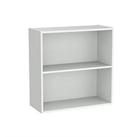 KB Designs 2-Tier Shelf Wood Bookcase Storage