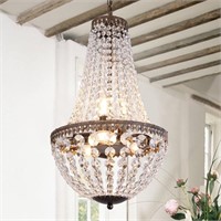 Wellmet 6 Lights French Empire Crystal