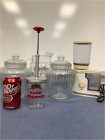 Food Chopper, Coffee Grinder and Misc. Glass