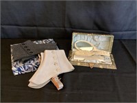 Ladies vintage spats vanity sets