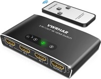 3 in 1 Out 4K UHD HDMI Switcher Splitter