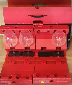 3 Large Wine Glasses