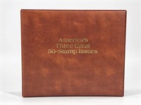 BINDER FULL AMERICAN 50 STAMP FIRST DAY COVERS
