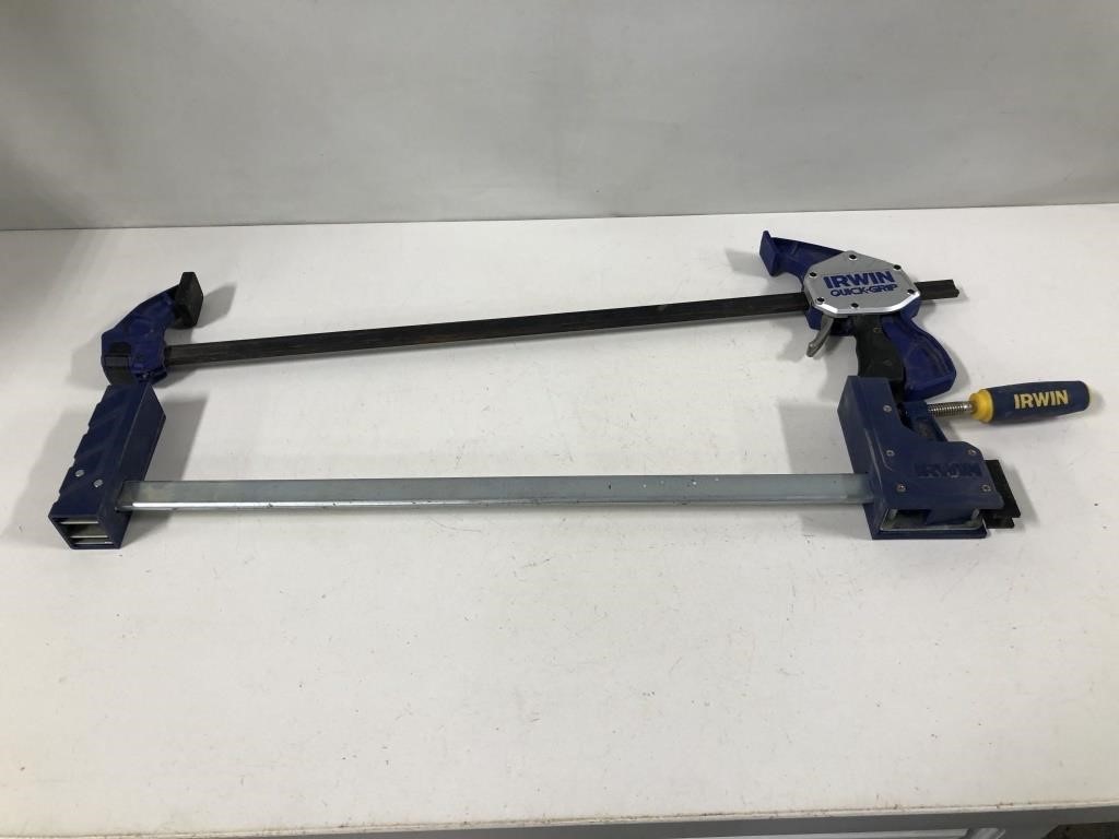 TWO 24" IRWIN CLAMPS