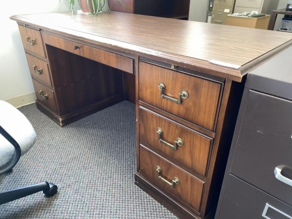 Double Pedestal Office Desk