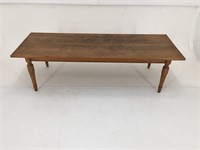 OAK LONG COFFEE TABLE PRIMITIVE LOOK