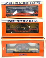 (3) Lionel O Gauge Flatcars in Boxes