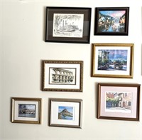 LARGE COLLECTION OF FRAMED ARTWORK #2