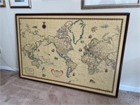 LARGE WORLD MAP