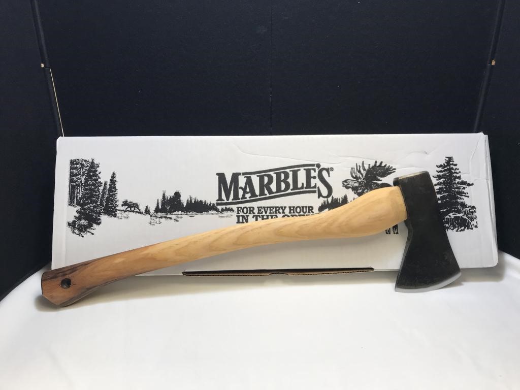 Marbles Single Bit Axe with Hickory Handle