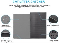 Pieviev Cat Litter Mat-Super Size (2 Pack)