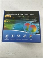PROFESSIONAL LED POOL LIGHT WITH REMOTE