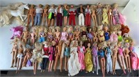 52pc Vtg-Mod Barbie & Ken Dolls+ w/ Accessories