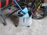 Commercial mop and bucket