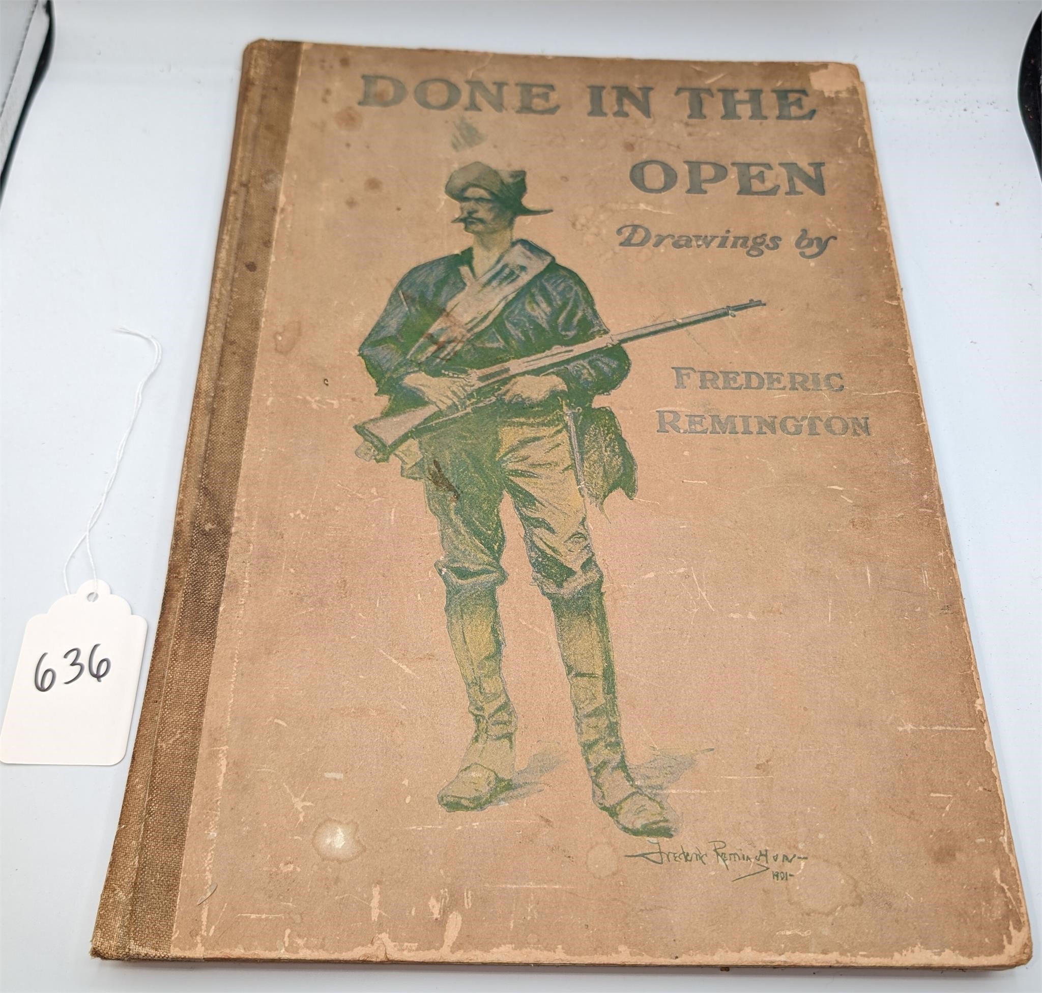 Antique  Book "Done In The Open"