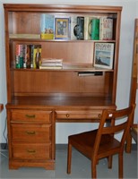 Solid Maple Desk Shelf & Chair (Quebec)